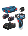 bosch powertools Bosch cordless drill GSR 12V-35 FC Professional, 12Volt (blue / black, 2x Li-ion battery 3.0Ah, with FlexiClick drill chuck, L-BOXX) - nr 2