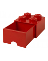 Room Copenhagen LEGO Brick Drawer 4 czerwony - RC40051730 - nr 1