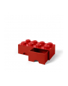 Room Copenhagen LEGO Brick Drawer 8 czerwony - RC40061730 - nr 1