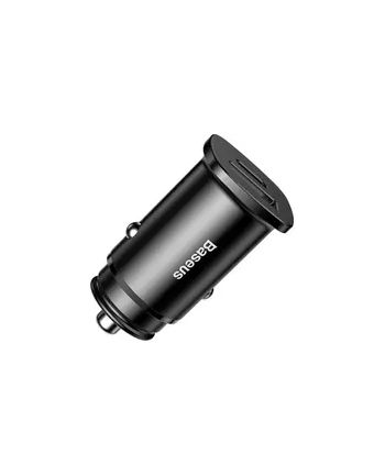 BASEUS ŁADOWARKA SAMOCHODOWA CCALL-AS01 SQUARE PPS QC40 / PD30 5A 30W (CZARNA)