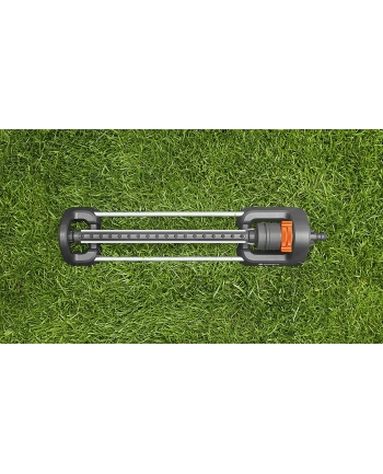 GARDENA square sprinkler Aqua L (grey / orange)