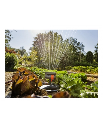 GARDENA Oscillating Sprinkler Aquazoom compact (gray / orange)