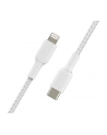 belkin Kabel Braided USB-C Lightning 1m biały - nr 3