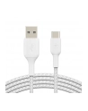 belkin Kabel Braided USB-C USB-A 1m biały - nr 6
