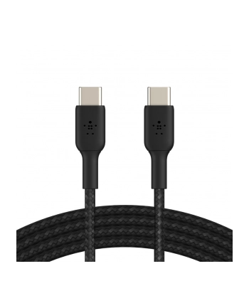 belkin Kabel Braided USB-C USB-C 1m czarny