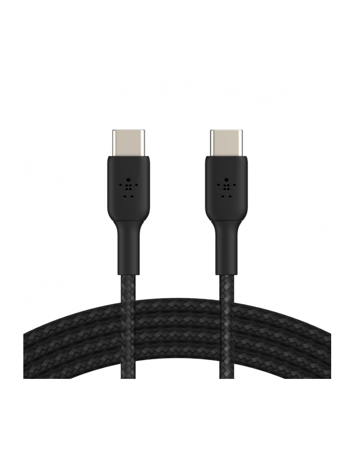belkin Kabel Braided USB-C USB-C 1m czarny główny