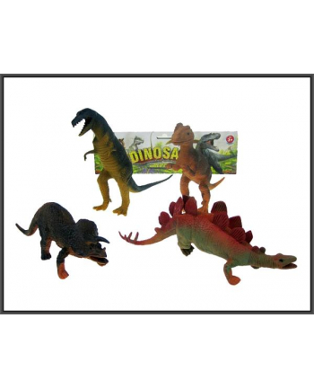 Dinozaury 4 sztuki 24cm 2078A HIPO