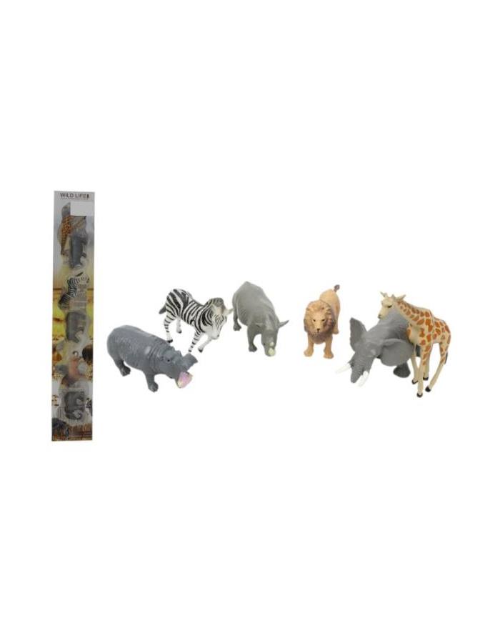 Zwierzęta dzikie Safari 6szt w tubie 3427 NORIMPEX cena za 1 szt główny