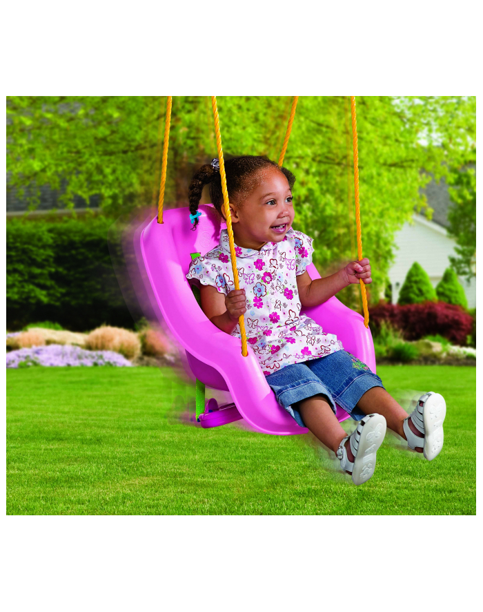 Little tikes Huśtawka z zabezpieczeniem różowa 645280 główny