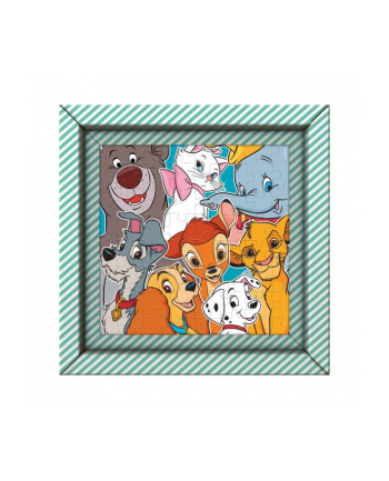 Clementoni Puzzle 60el Frame me up Disney Zwierzęta bohaterowie bajek 38804