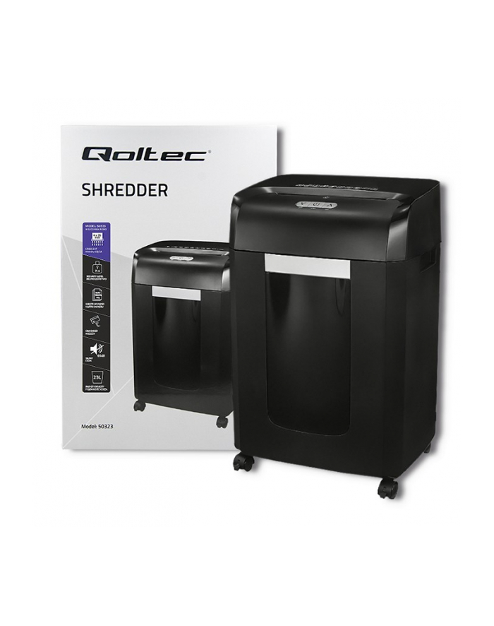 qoltec Niszczarka ACRI  Cross cut 23l główny