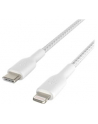belkin Kabel Braided USB-C Lightning 1m biały - nr 4