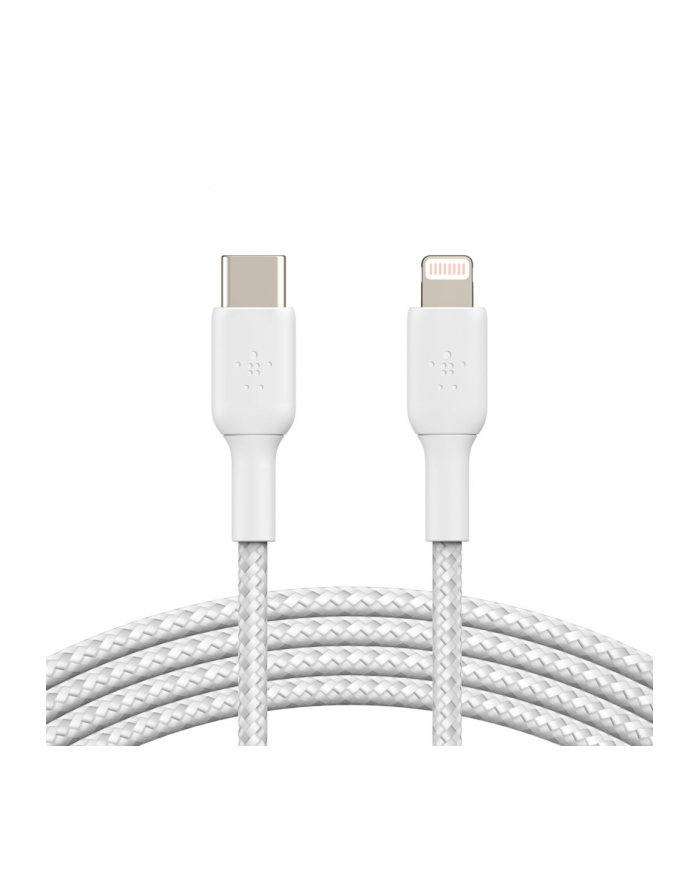 belkin Kabel Braided USB-C Lightning 2m biały główny