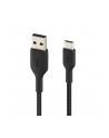 belkin Kabel Braided USB-C USB-A 15cm czarny - nr 11