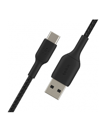 belkin Kabel Braided USB-C USB-A 15cm czarny
