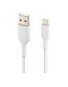 belkin Kabel Braided USB-C USB-A 15cm biały - nr 20