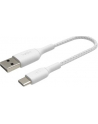 belkin Kabel Braided USB-C USB-A 15cm biały - nr 5
