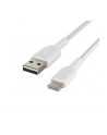 belkin Kabel Braided USB-C USB-A 15cm biały - nr 8