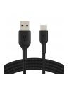 belkin Kabel Braided USB-C USB-A 1m czarny - nr 12