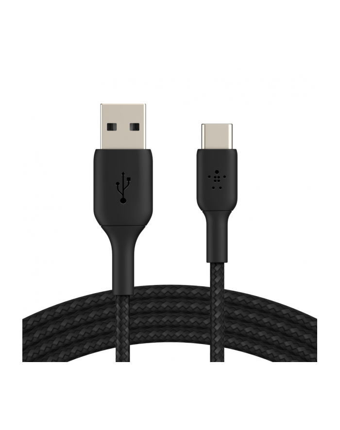 belkin Kabel Braided USB-C USB-A 1m czarny główny