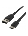 belkin Kabel Braided USB-C USB-A 1m czarny - nr 17