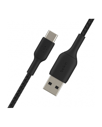 belkin Kabel Braided USB-C USB-A 2m  czarny