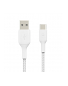 belkin Kabel Braided USB-C USB-A 2m biały - nr 15