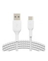 belkin Kabel Braided USB-C USB-A 2m biały - nr 4