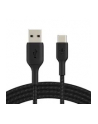 *Belkin Braided USB-C USB-A 3m  czarny - nr 22