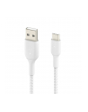 belkin Kabel Braided USB-C USB-A 3m biały - nr 20