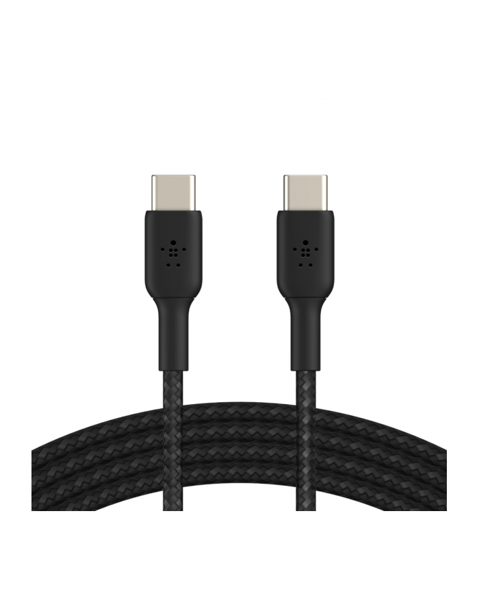 belkin Kabel Braided USB-C USB-C 1m czarny główny