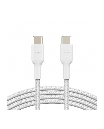 belkin Kabel Braided USB-C USB-C 1m biały