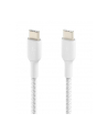 belkin Kabel Braided USB-C USB-C 1m biały - nr 2