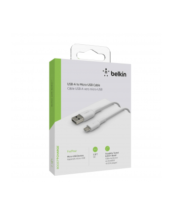 belkin Kabel PVC USB-A micro USB  1m biały