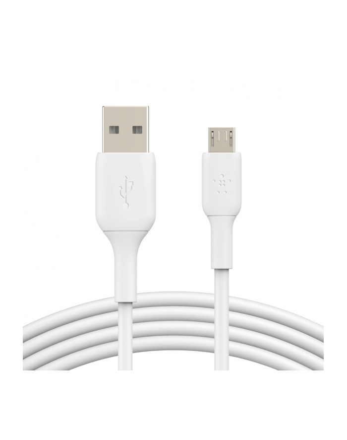 belkin Kabel PVC USB-A micro USB  1m biały główny