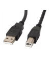 lanberg Kabel USB-A(M)->USB-B(M) 2.0 0.5M CZARNY FERRYT - nr 1
