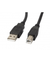 lanberg Kabel USB-A(M)->USB-B(M) 2.0 0.5M CZARNY FERRYT - nr 2