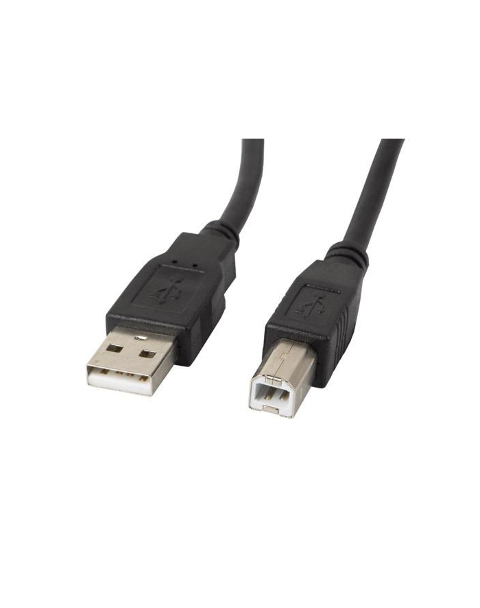 lanberg Kabel USB-A(M)->USB-B(M) 2.0 0.5M CZARNY FERRYT główny