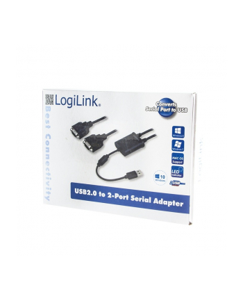 logilink Adapter USB 2.0 do 2x port szeregowy