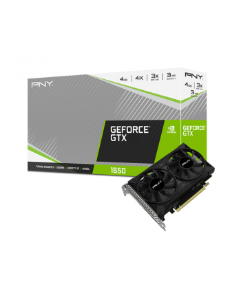 pny Karta graficzna GeForce GTX1650 4GB VCG16504D6DFPPB