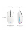 logitech Mysz G203 Lightspeed Gaming Mouse biała - nr 80