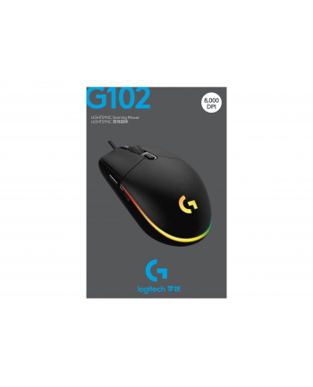 logitech Mysz  G102 Lightspeed Gaming Mouse czarna