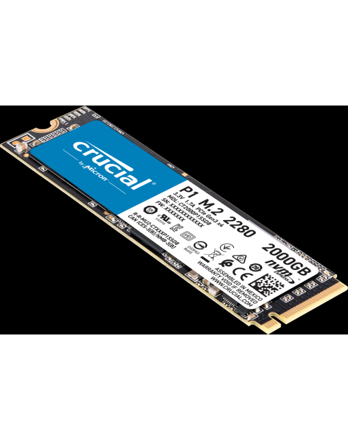 crucial Dysk SSD P1 2000GB M.2 PCIe NVMe 2280 2000/1700MB/s główny