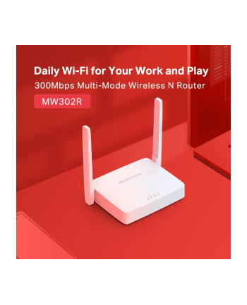 tp-link Router Mercusys MW302R WiFi N300 1xWAN 2xLAN nr 2