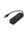 logilink Adapter Gigabit Ethernet do USB 3.0 z hubem USB 3.0 - nr 1