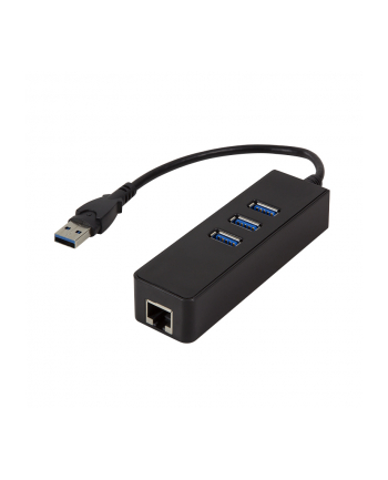 logilink Adapter Gigabit Ethernet do USB 3.0 z hubem USB 3.0