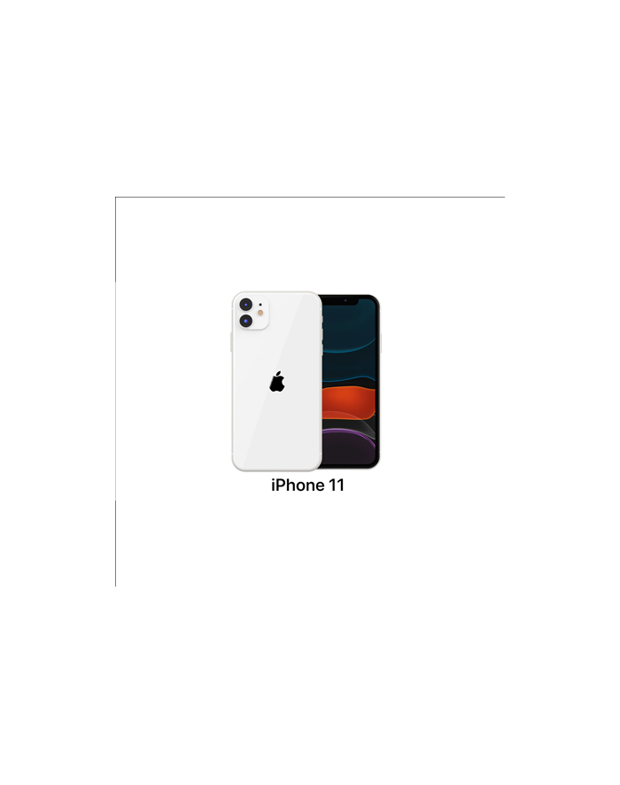 Apple iPhone 11 (White) 6.1'amp;'; Wyświetlacz IPS LCD/1792x828/64GB/12Mpx/iOS 13 Apple główny