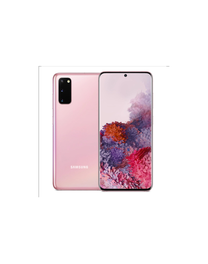 Samsung Galaxy S20 Dual SIM Pink 6.2'amp;'; Dynamic AMOLED 1440x3200/2.73GHz'amp;amp;2.50GHz/128GB/8GB RAM/System Android 10/microSD/WiFi główny
