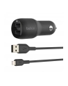 Ładowarka samochodowa Dual  USB-A Car Charger 12W x2 czarna - nr 22