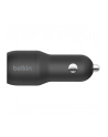 Ładowarka samochodowa Dual  USB-A Car Charger 12W x2 czarna - nr 25